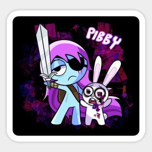 pibby dark Sticker